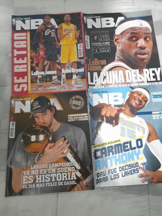 Colección revistas nba de época dorada. Co