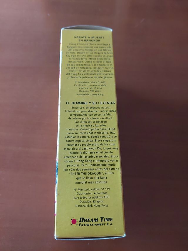BRUCE LEE KARATE A MUERTE EN BANGKOG