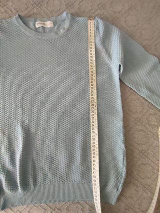 Jersey fino azul claro