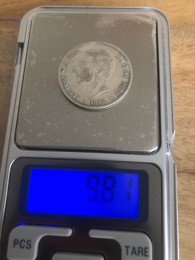 2 Pesetas Plata 1879