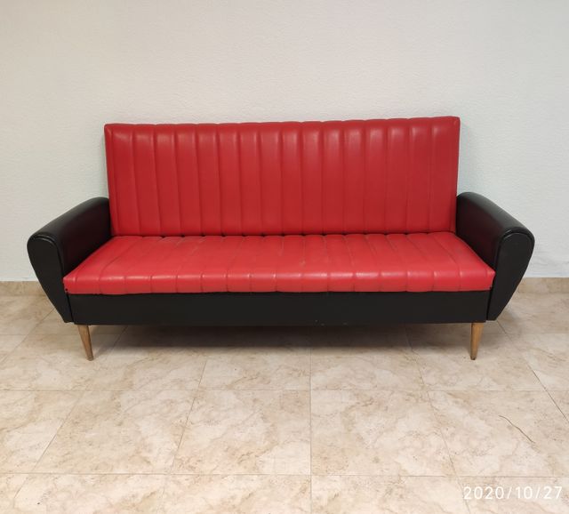 SOFA VINTAGE, SILLON ANTIGUO, DE LOS 60"