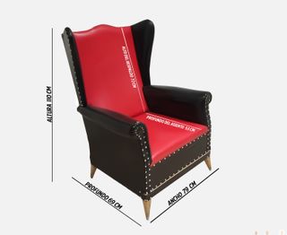 SOFA VINTAGE, SILLON ANTIGUO, DE LOS 60"