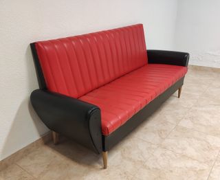 SOFA VINTAGE, SILLON ANTIGUO, DE LOS 60"