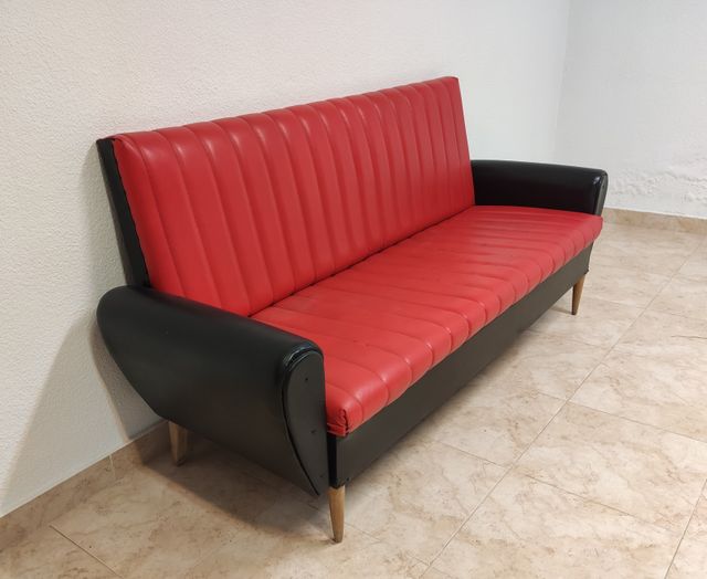 SOFA VINTAGE, SILLON ANTIGUO, DE LOS 60"