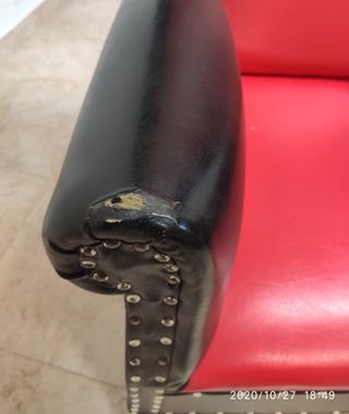 SOFA VINTAGE, SILLON ANTIGUO, DE LOS 60"