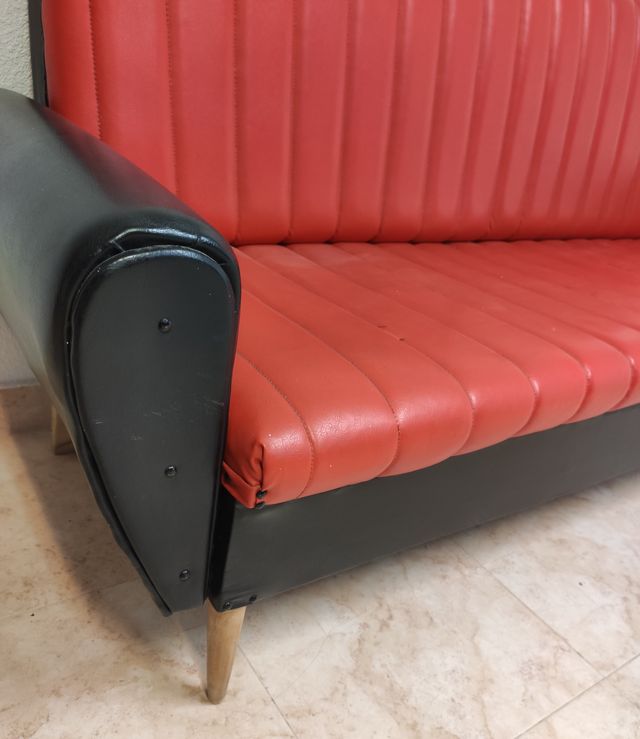 SOFA VINTAGE, SILLON ANTIGUO, DE LOS 60"