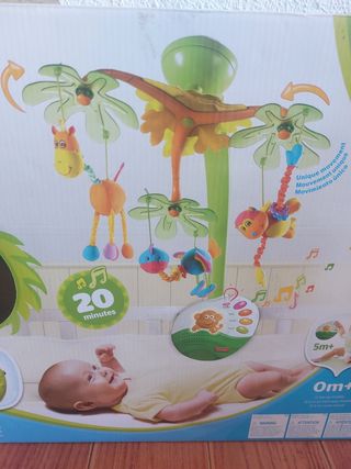 Móvil música  para cuna bebé