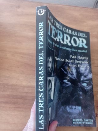 LAS TRES CARAS DEL TERROR. ED. ALBERTO SANTOS 2000
