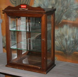 VITRINA VINTAGE, VITRINA DE MADERA