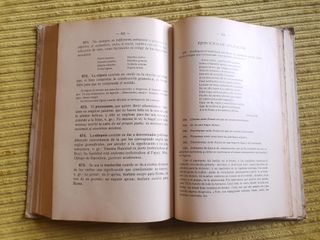 ANTIGUO LIBRO DE GRAMÁTICA ESPAÑOLA, TERCER GRADO