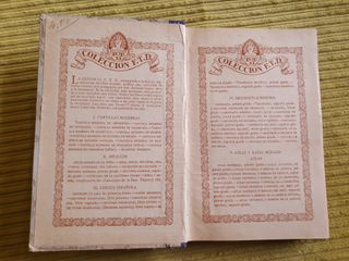 ANTIGUO LIBRO DE GRAMÁTICA ESPAÑOLA, TERCER GRADO