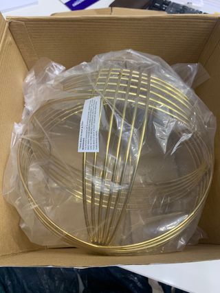 bola de metal dorada decoracion nueva