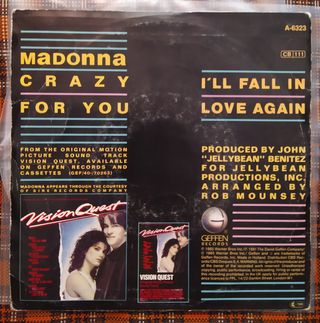 Lp Madonna - Like a prayer + single Crazy for you