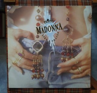 Lp Madonna - Like a prayer + single Crazy for you