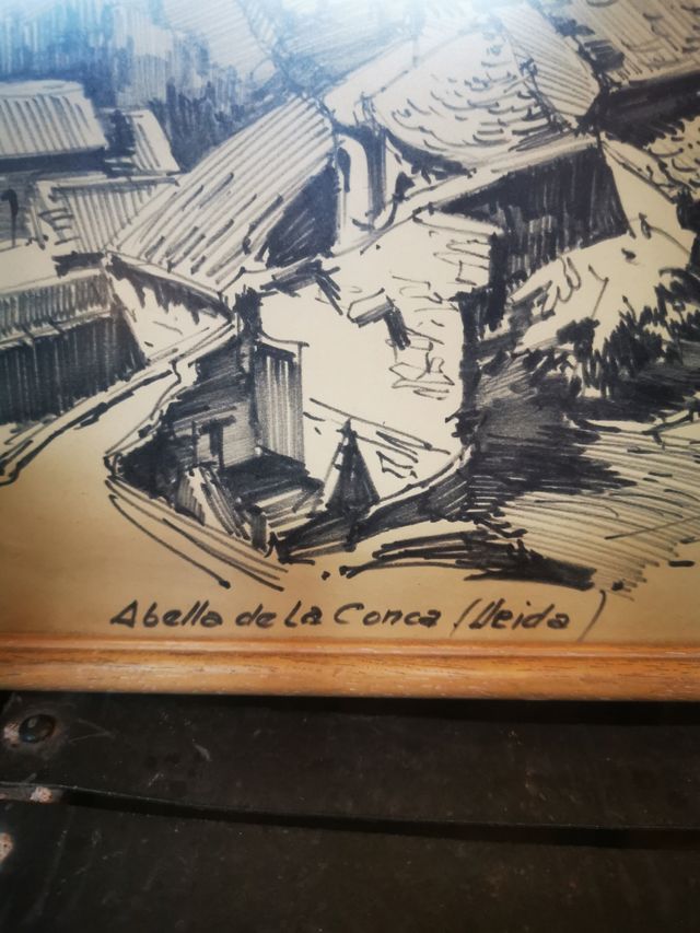 Quadro. Disegno. Abella de la Conca