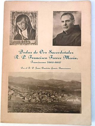 COCENTAINA. BODAS ORO FRANCISCO FERRER MARÍN. 1952