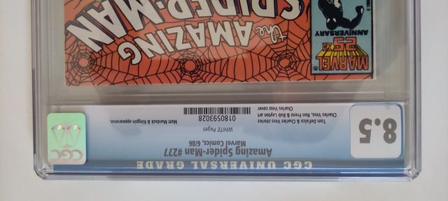 Comic Amazing spider-man #277 CGC