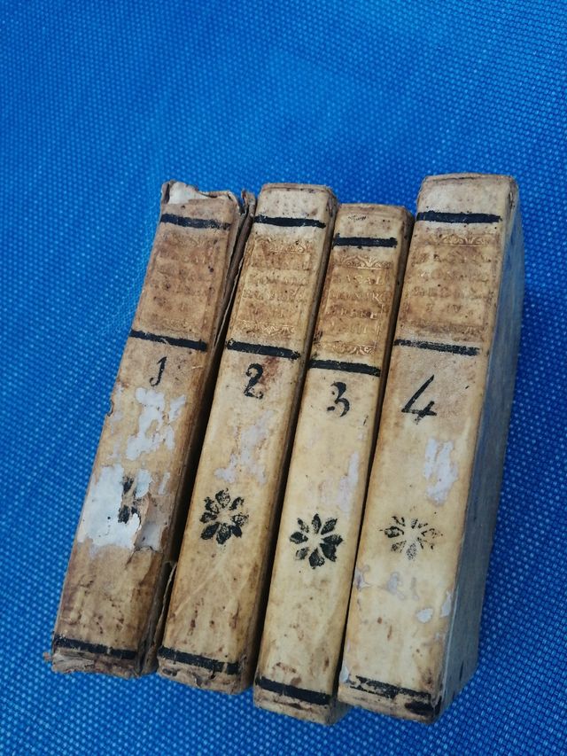 Monarchía hebrea libro del 1745 en 4 tomos