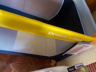 cuna de viaje hauck nueva y colchon regalo bajera