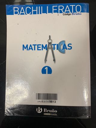 Libro MATEMATICAS primero bachillerato