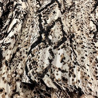 Talla L - Vestido estampado serpiente