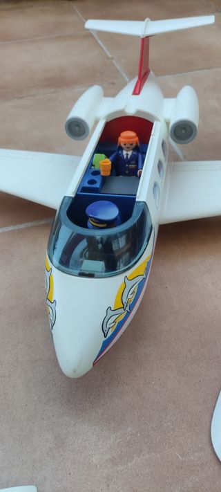 AVIONES PLAYMOBIL PILOTOS Y PASAJEROS
