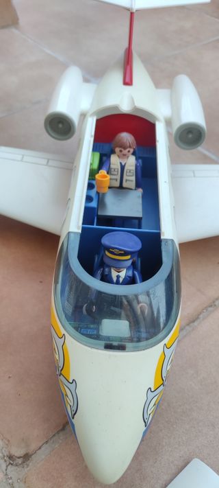 AVIONES PLAYMOBIL PILOTOS Y PASAJEROS