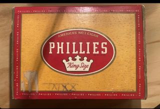 Phillies scatola di sigari stampata negli USA 