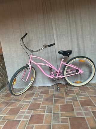 Bicicleta Electra Rosa