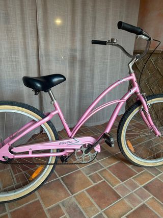 Bicicleta Electra Rosa