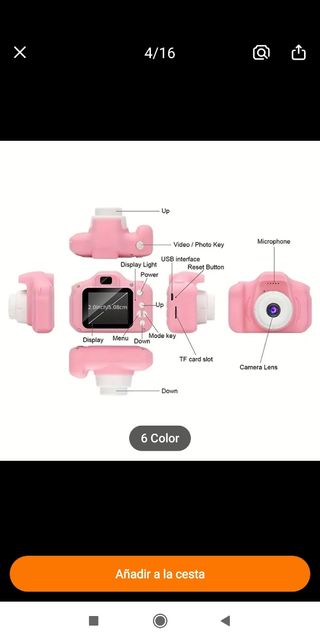 Cámara digital children