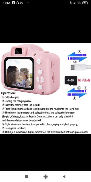 Cámara digital children