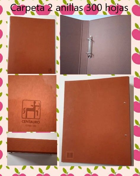 3 CARPETAS 2 ANILLAS 100-300-400 hojas