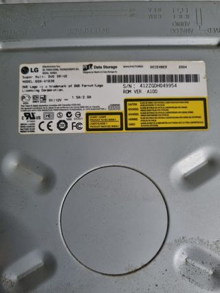 Lector / grabadora LG para PC