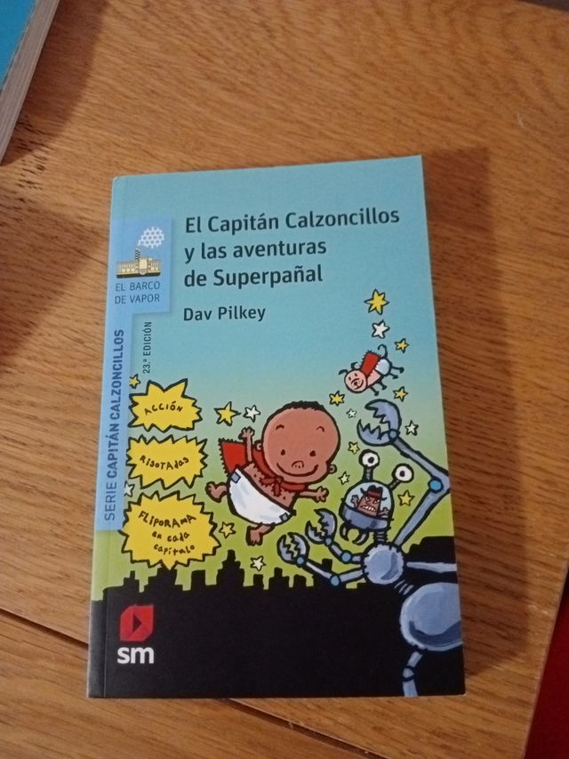 Libro infantil Capitán Calzoncillos 