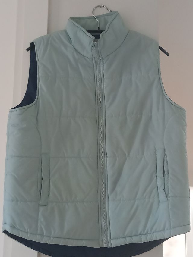 Chaleco juvenil  acolchado azul claro