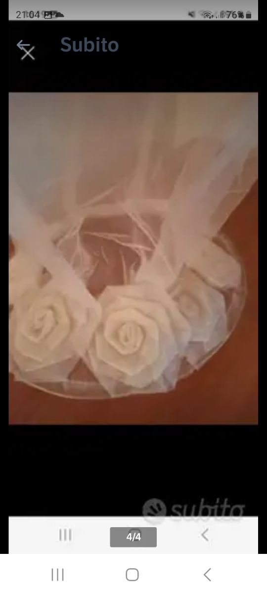 Lanterne nr 5 in tulle per balconi giard