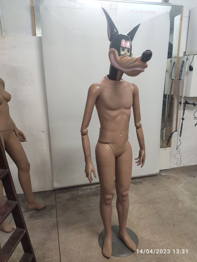 Maniquí Frances vintage, maniquí antiguo