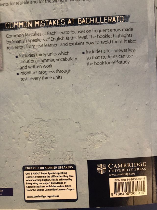 English for Spanish speakers Out & About