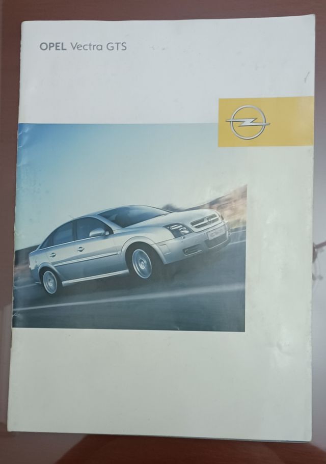 Catálogo Opel Vectra GTS
