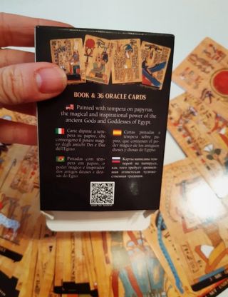 Baraja cartas egipcias Oráculo Dioses