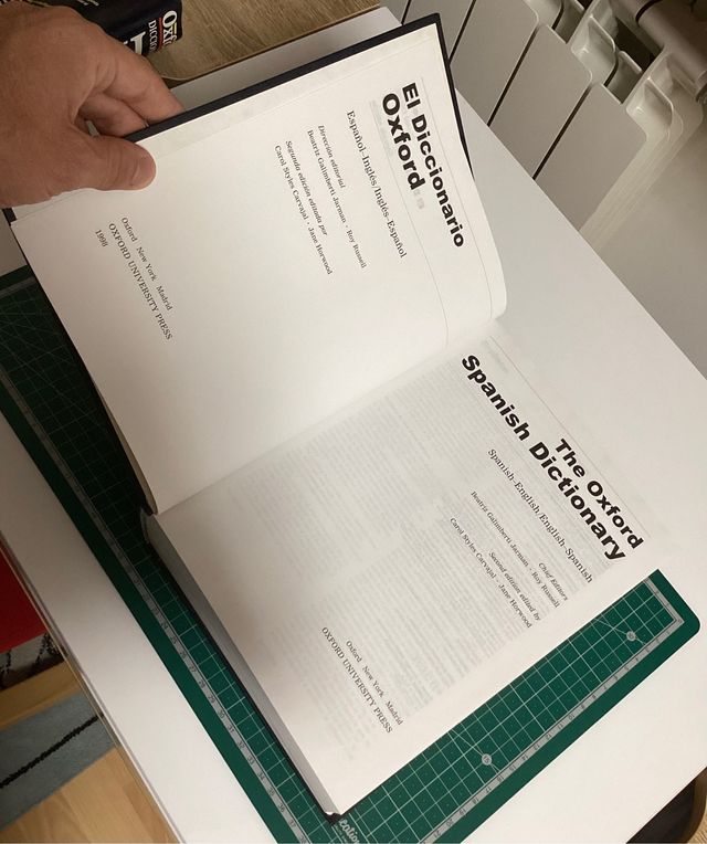 diccionario OXFORD ESPAÑOL INGLES 1998