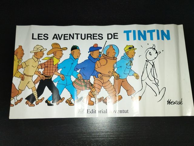Poster tintin Hergé editorial joventut