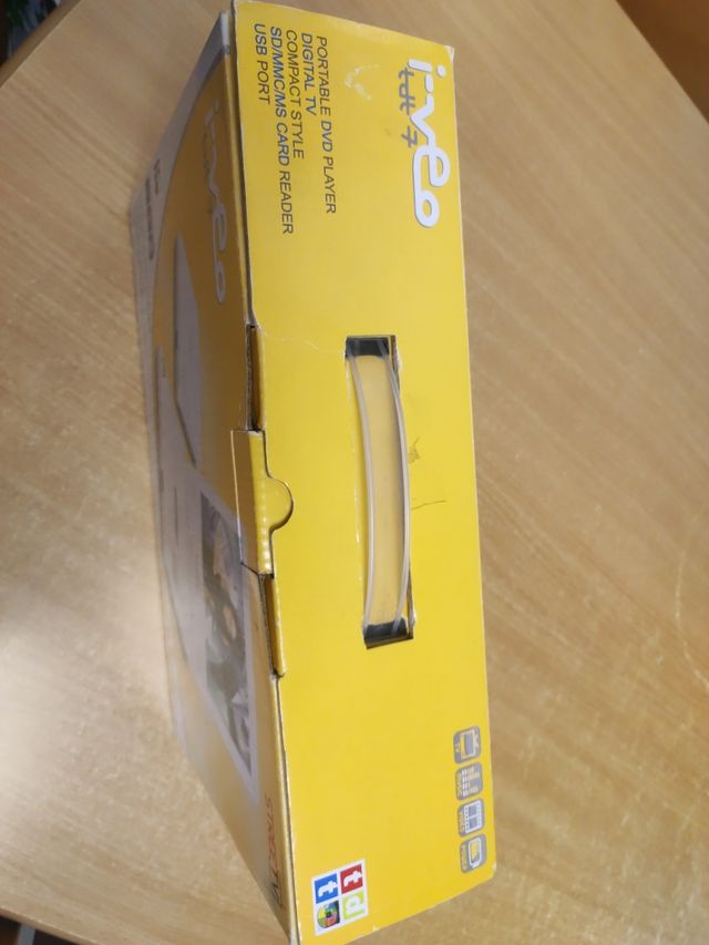 Reproductor de DVD y TV Digital portátil