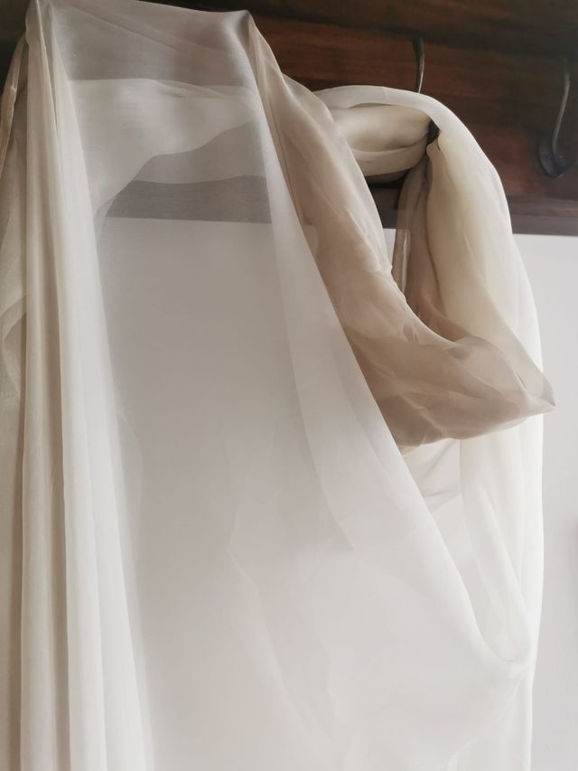 2,5 metros tela gasa seda degradado