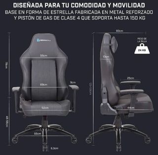 Silla Gaming Profesional NEWSKILL AKERON