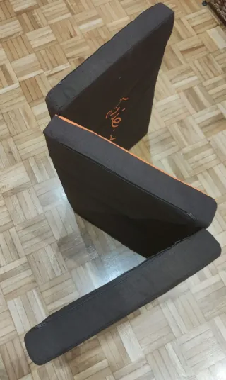 Colchón espuma plegable 1'20 largo