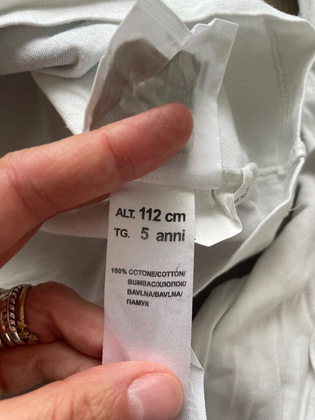 tshirt manica lunga bambina 5 anni