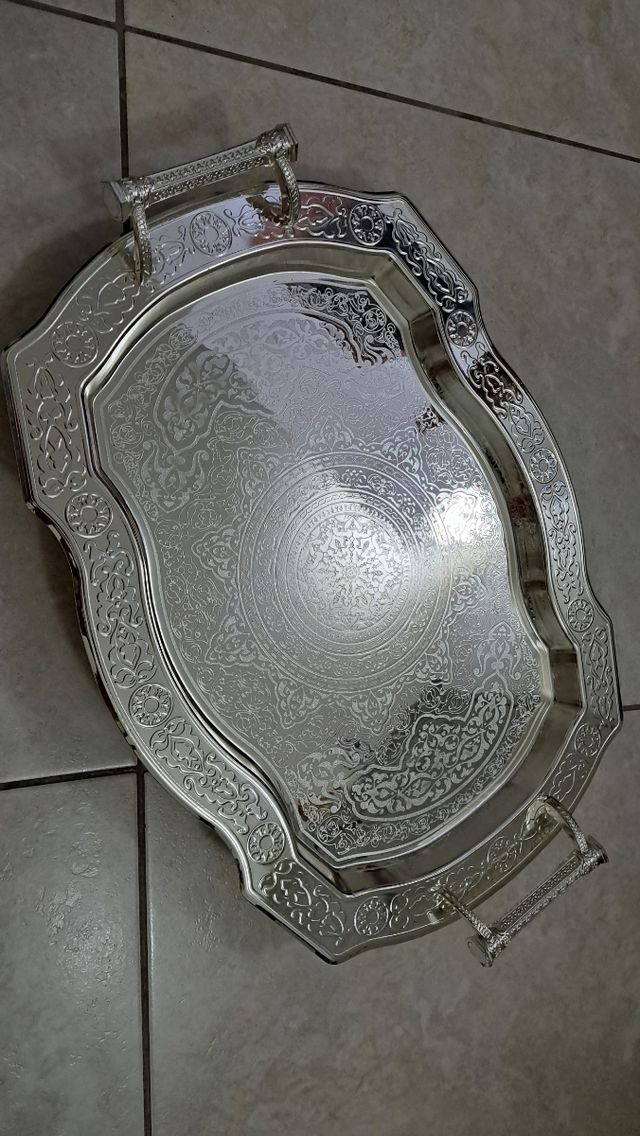 Vassoio color argento