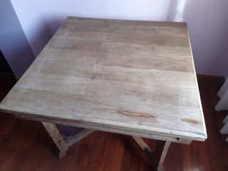 Mesa Madera comedor antigua extensible